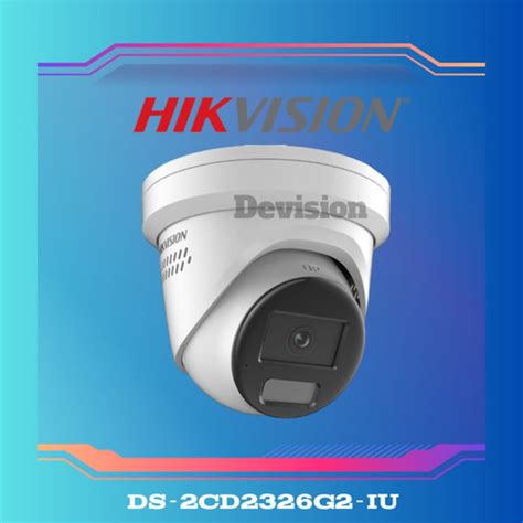 Jual Ds Cd G Iu Hikvision Mp Acusense Fixed Turret Network