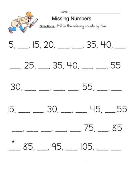 Count By 5s Worksheets For Children 101 Activity