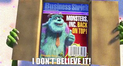 YARN I Don T Believe It Monsters Inc 2001 Video Gifs By