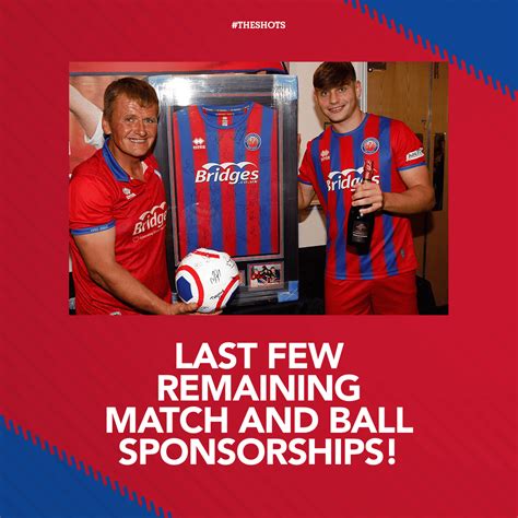 Last Remaining Match And Ball Sponsorships Aldershot Town Fc