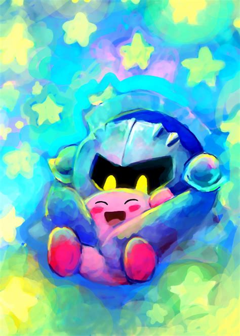 Kirby and Meta Knight by Payaka on DeviantArt