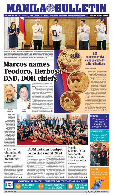 Manila Bulletin News On Twitter Manila Bulletin Headline For Today June 6 2023