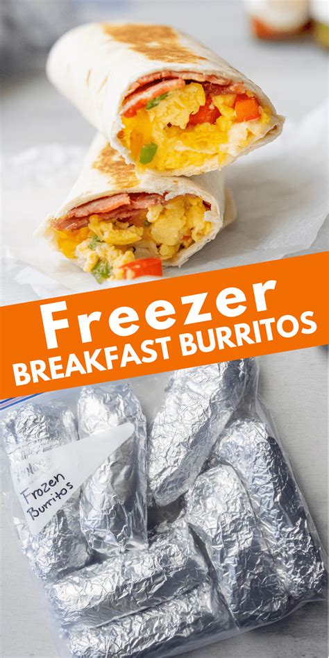 Frozen Breakfast Burritos Artofit