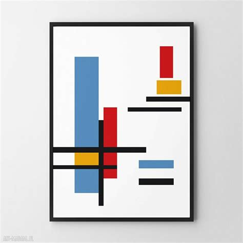 plakat mondrian format 40x50 cm ღ art Madam pl