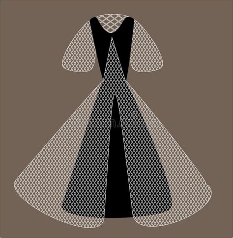 Ball Gown Vector Stock Vector Illustration Of White 48028265