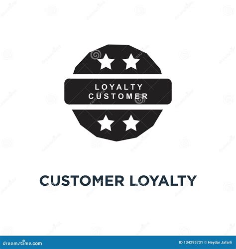 Customer Loyalty Program Gold Icon Simple Element Illustration Stock