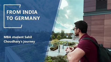 From India To Germany For An Mba Frankfurt School Youtube