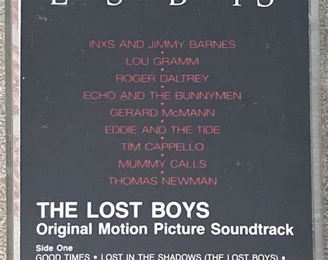 The Lost Boys Soundtrack Cassette - Etsy