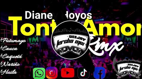 110 Tonto Amor Dianey Hoyos Rmx Dj Fercho Mix Youtube