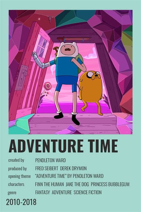 Adventure Time Polaroid Poster