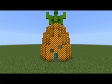 How To Build Spongebob S House In Minecraft Tutorial Youtube