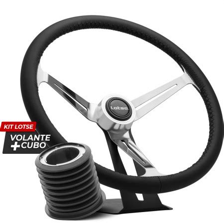 Volante Lotse Boxer Em A O Inox E Couro Marrom