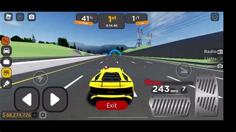 Lamborghini Aventador Sv Driving Empire Highway Race Fastest Top Speed