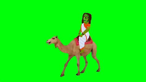 Registan Mei Rahti Chudail Cartoon Character Green Screen Chudail Cartoon Character Green Screen