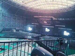 151010 EXO-Love Concert in Dome - inside Gocheok Sky Dome Hockey Rink ...