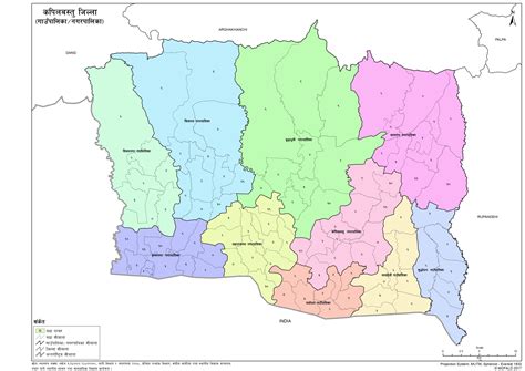 Map of Kapilvastu District of Nepal – Nepal Archives