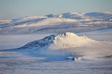 Taymyr Aerial View at the Crack of Dawn Stock Photo - Image of relief ...