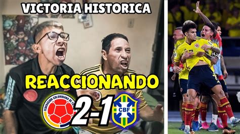 Reacci N A La Remontada Historica De Colombia Brasil Locura