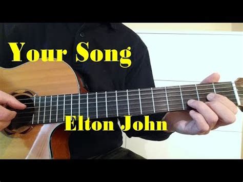 [Free Tab] Your song - Elton John - Fingerstyle Guitar - lonelypicker