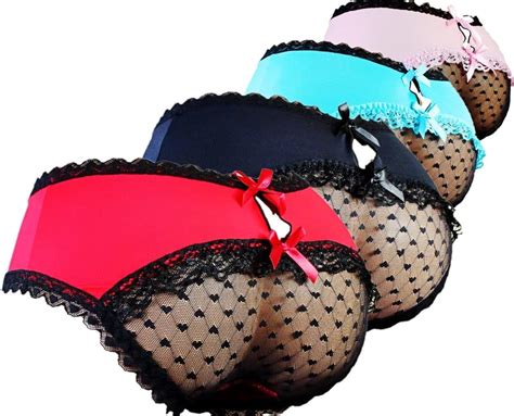 Aishani Sissy Pouch Panties Men S Hipster Panty Lace Bikini Briefs