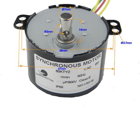 CHANCS 50KTYZ AC 220V Synchronous Electric Motor 5 Grandado