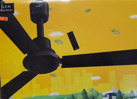 Buy V Guard Haize Mm Ceiling Fan Cherry Brown Online At Low Prices