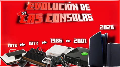 LA EVOLUCIÓN DE LAS CONSOLAS TODAS LAS GENERACIONES DE CONSOLAS