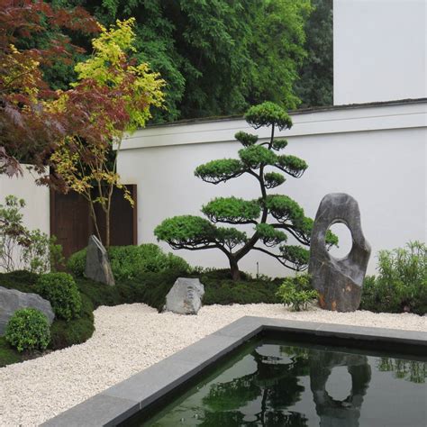 Japanische Gartenkunst Trifft Moderne Kunst Asiatischer Garten Von