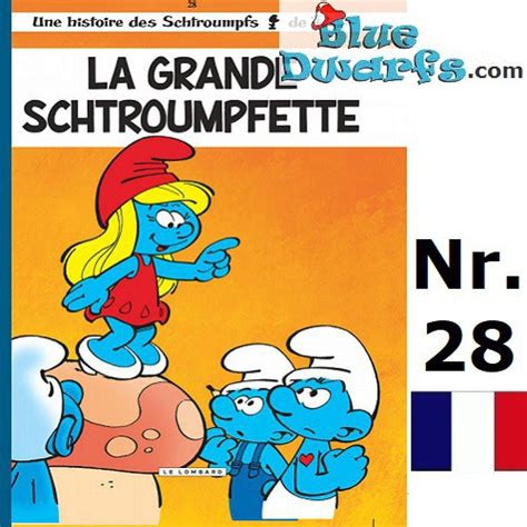 Smurf Comic Book Les Schtroumpfs La Grande Schtroumpfette