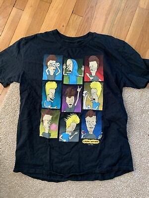 MTV Beavis And Butthead Official Merchandise T-Shirt Size Men’s Large : BeavisAndButthead