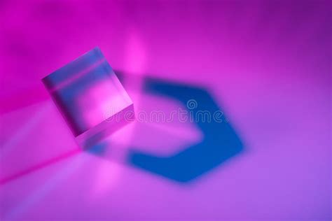 Glass Crystal Prism Multicolor Light Effect Stock Photo Image Of