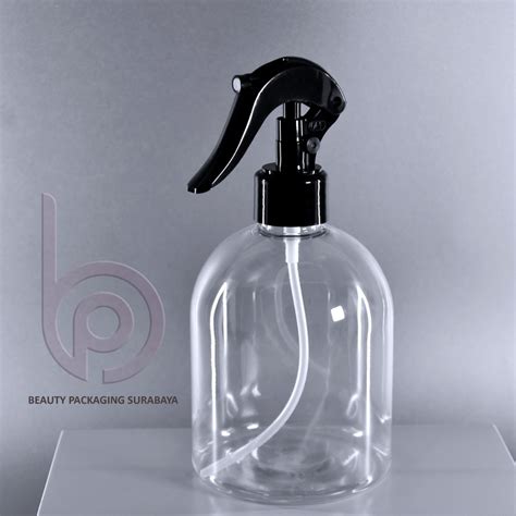 Jual Botol Plastik Pet Ml Bulat Gentong Bening Tutup Spray Trigger