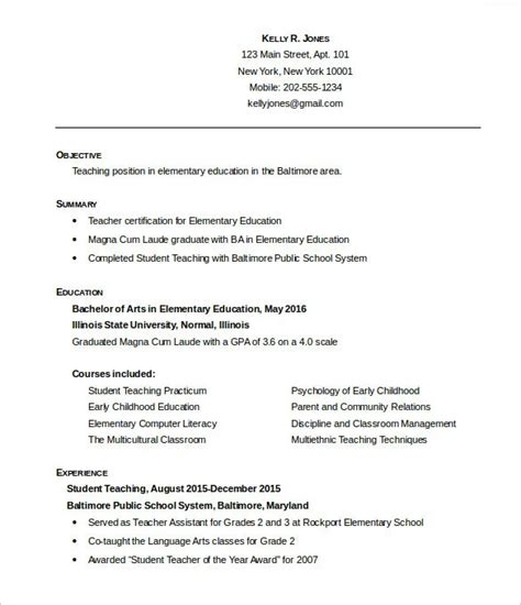 56 Teacher Resume Templates Pdf Doc Pages Publisher