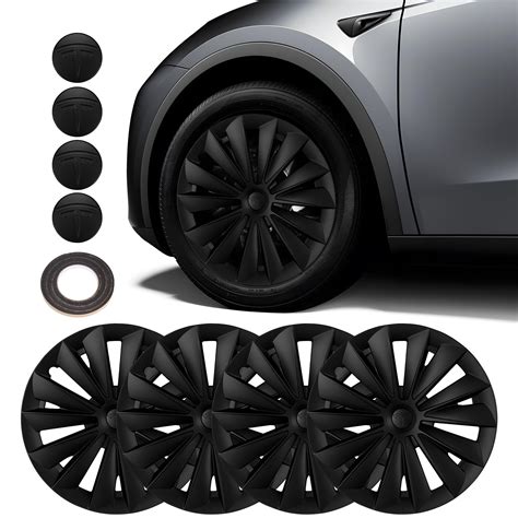 Basenor Tesla Model Y Wheel Covers Inch Hubcaps Replacement Hub Caps