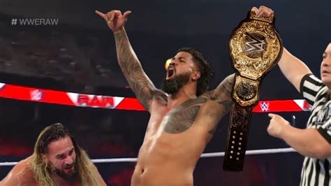 Jey Uso Wins World Heavyweight Championship And Seth Rollins Lose Wwe Raw