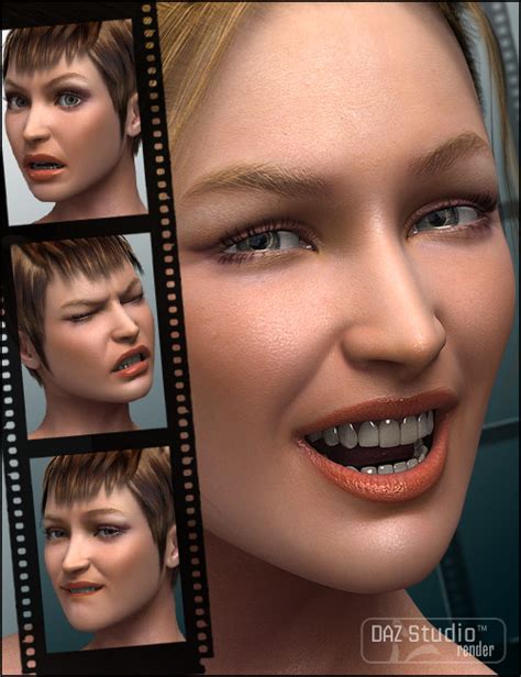 Facial Expressions For V4 Daz 3d