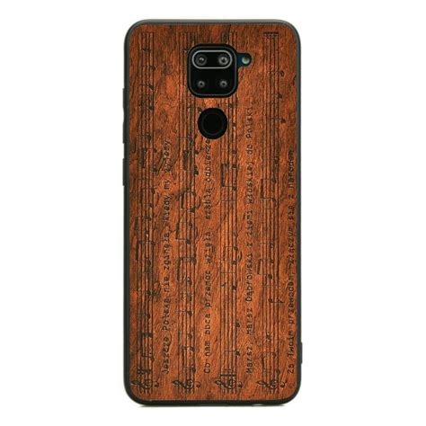 Drewniane Etui Xiaomi Redmi Note 9 Hymn Polski Imbuia ForestZone