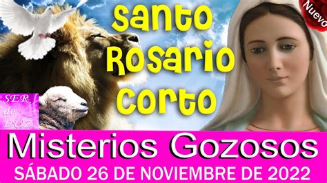 Santo Rosario Corto De Hoy S Bado De Noviembre De Misterios