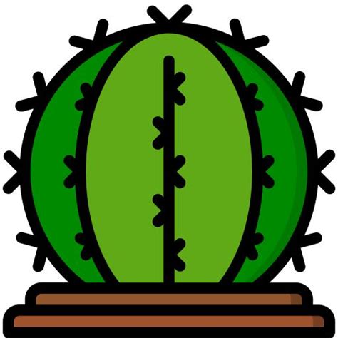 Iconos gratuitos de Cactus diseñados por Smashicons Como dibujar