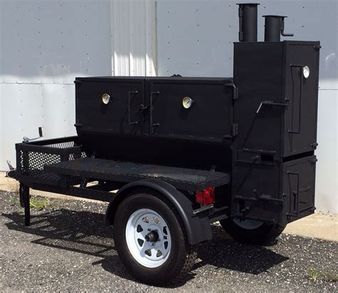 Bbq Smoker On Trailer Smoker Trailer Bbq Smokers Bbq Smoker Trailer