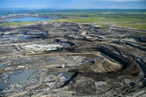 Opencast Mine Athabasca Oil Sands Stock Image T1100671 Science