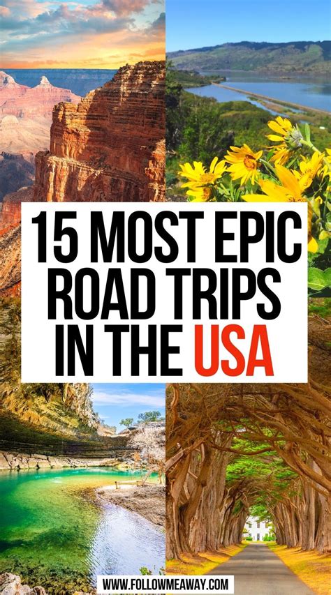 Best Road Trips In The Usa Ultimate Bucket List Road Trip Fun