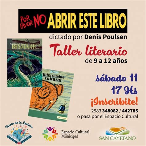 Fiesta De La Lectura En San Cayetano Llega Un D A Lleno De Historias Y