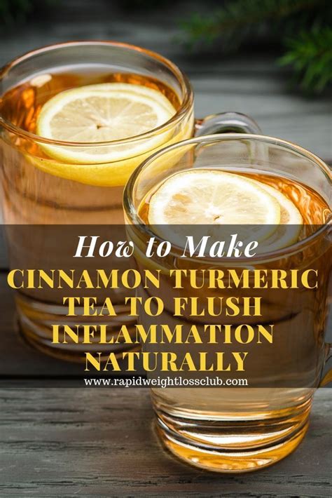 How To Make Cinnamon Turmeric Tea To Flush Inflammation Naturally