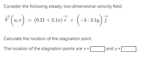 Solved Consider The Following Steady Two Dimensional Chegg