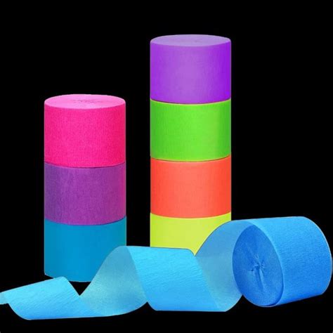 Party Supplies Feet Blacklight Party Streamer Decorations