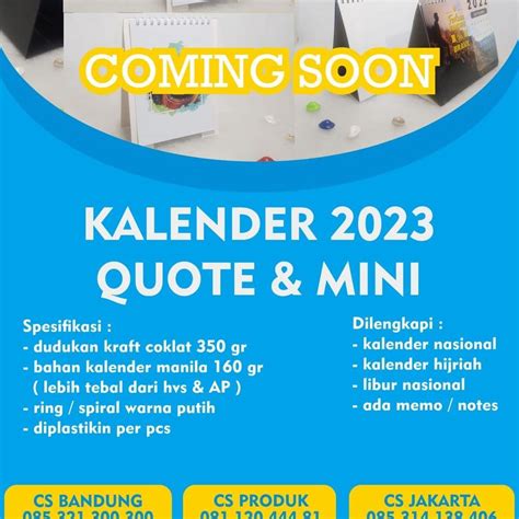 Jual Kalender Mini Memo Kalender Meja Kalender Duduk