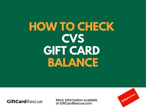 cvs gift card balance giftcardrescuecom