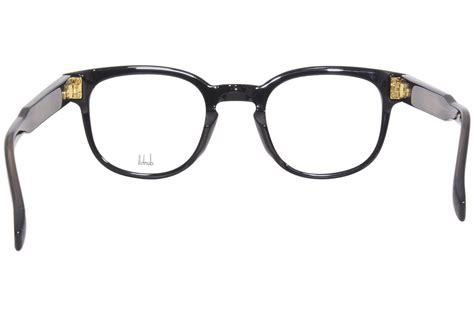 Dunhill Du0003o 001 Eyeglasses Mens Black Full Rim Square Shape 49 23