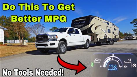 Trying To Get The Best Mpg Towing I Learned This Technique That Will